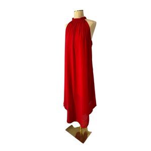 SHEIN Vibrant Red Maxi Dress